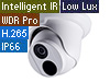 4MP H.265 Low Lux WDR IR Eyeball IP Dome