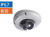 2MP H.264 Low Lux WDR IR Mini Rugged Fixed IP Dome