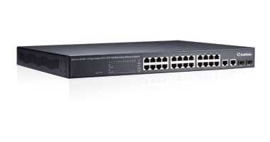 24-Port 802.3at Web Management PoE Switch